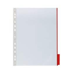 DURABLE 560703 Sichttafel FUNCTION panel A4 rot 5 St./Pack.