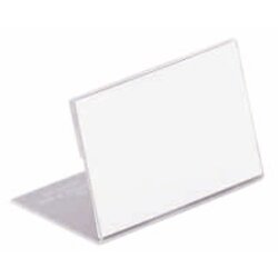 DURABLE 805419 Tischnamensschild 150x61mm Acryl tr 10 St./Pack.