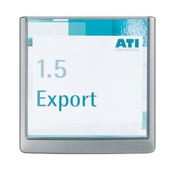 DURABLE 486237 Türschild CLICK SIGN 149x148,5mm graphit