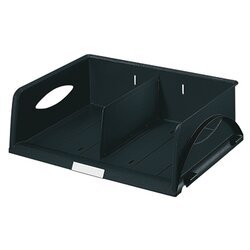 Leitz 52300095 Briefablage Sorty DIN A4/C4 quer PS schwarz