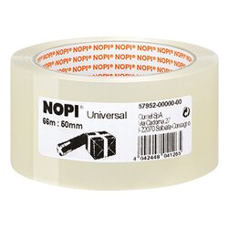 NOPI® 57952-00000 Packband 50mmx66m transparent 