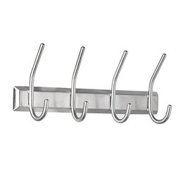 ALCO 2841 Wandgarderobe 13x7x31,5cm Metall silber