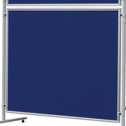 FRANKEN EL-UTF15 03 Stellwand-Tafel 150x120cm (HxB) beids. Filz blau