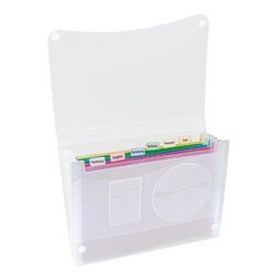 Neutralware 370682400 Fächertasche  A4 7Fächer transluzent