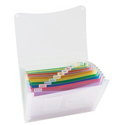 Neutralware 370682300 Fächertasche  A4 13Fächer transluzent