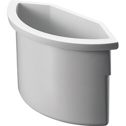 helit H6107282 Abfalleinsatz 2l für H69059/H61058 lichtgrau