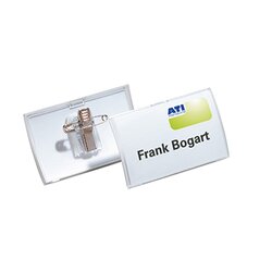 DURABLE 821119 Namenschild Click Fold 75x40mm tr 25 St./Pack