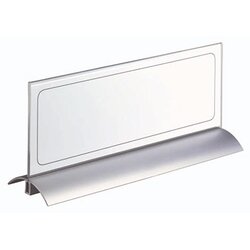 DURABLE 820319 Tischnamensschild Desk Presenter 297x105mm tr