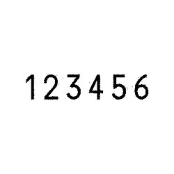 REINER Paginierstempel Numeroteur B6 23 x 5 mm (B x H)