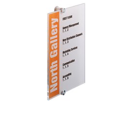 DURABLE 482519 Türschild CRYSTAL SIGN 210x297mm transparent