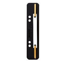 Leitz 37100095 Heftstreifen kurz 35x158mm PP sw 25 St./Pack.