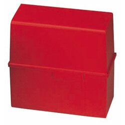 HAN 976-17 Karteikasten DIN A6 quer max. 400Karten PS rot