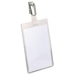 DURABLE 800219 Namensschild 90x60mm transparent 25 St./Pack.