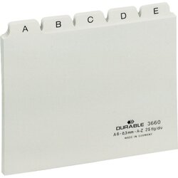 DURABLE Leitkarte DIN A6 quer