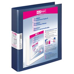Veloflex 4147150 Präsentationsringbuch VELODUR 2Ringe 30mm d.bl