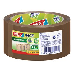 tesa® 58154-00000 Packband Eco & Strong 50mmx66m braun