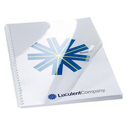 GBC® CE012080E Einbanddeckel HiClear DIN A4 gk 100 St./Pack.