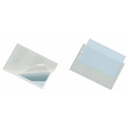 DURABLE 809319 Selbstklebetasche POCKETFIX 90x57mm 10 St./Pack.