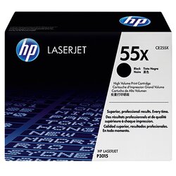 HP CE255X Toner 55X 12.500Seiten schwarz 