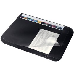 Leitz 53120095 Schreibunterlage 65x50cm mit Abdeckung PVC schwarz