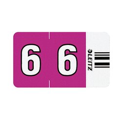 Leitz 66061000 Ziffernsignal Orgacolor violett 500 St./Pack.