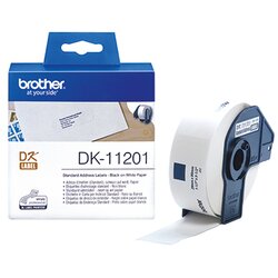 Brother DK11201 Etikett 29x90mm weiß 400 St./Pack.