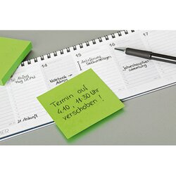 Post-it® Haftnotiz Notes neon 76 x 76 mm (B x H)