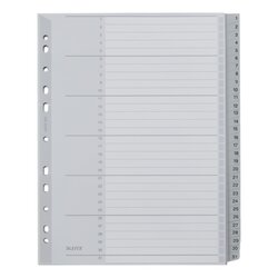 Leitz 12810000 Register 1-31 DIN A4 31teilig PP grau