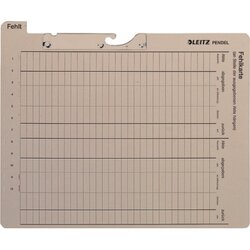 Leitz 20280085 Pendelfehlkarte Manilakarton 450g gr