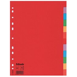 Esselte 100202 Register Karton Eco DIN A4 12Taben