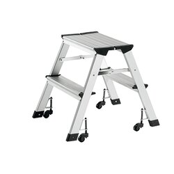 ALCO 898 Trittleiter 2-stufig klappbar aluminium