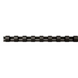 Fellowes® 5346108 Plastikbinderücken COMB 10mm schwarz 100 St./Pack.