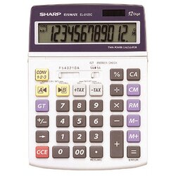 Sharp EL-2125C Tischrechner LCD-Anzeige Solar/Batt
