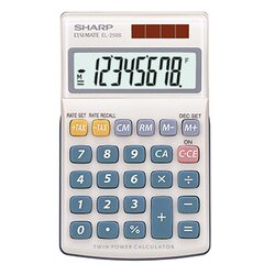 Sharp EL-250S Taschenrechner 8st Solar/Batterie