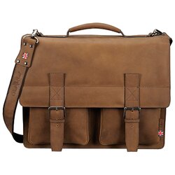 Pride & Soul 47132 Aktentasche EARL 42x34x17cm Echtleder braun