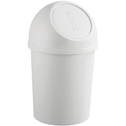 helit H2401182 Abfalleimer 13l rund PP lichtgrau