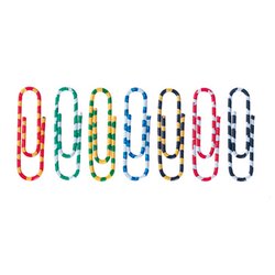 ALCO 2256-26 Büroklammer Zebra 28mm rund sortiert 100 St./Pack.