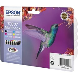 Epson C13T08074011 Tintenpatrone T0807 sw/c/m/y/fc/fm 6 St./Pack.