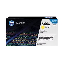 HP CF032A Toner 646A 12.500Seiten gelb 