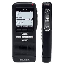 Grundig PDM7020-12 Handdiktiergerät Digta 7 Type 702 digital schwarz