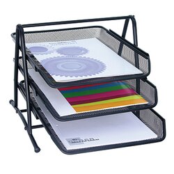 WEDO® 65801 Briefablage Office bis C4 Drahtmetall schwarz
