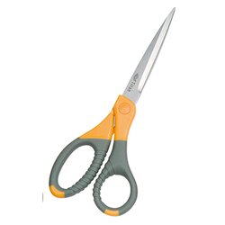 WEDO® 9858 Schere Titan Plus 21,5cm Edelstahl grau/gelb