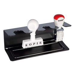 WEDO® 640401 Stempelträger 4fach gerade Metall schwarz