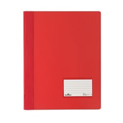 DURABLE 268003 Schnellhefter DURALUX DIN A4 Hartfolie rot