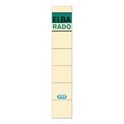 ELBA 100420941 Ordneretikett schmal/kurz sk chamois 10 St./Pack.