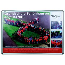 FRANKEN BS0803 Bilderwechselrahmen für DIN A0 silber