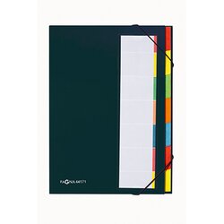 PAGNA 44171-04 Ordnungsmappe Deskorganizer DIN A4 7Fächer schwarz