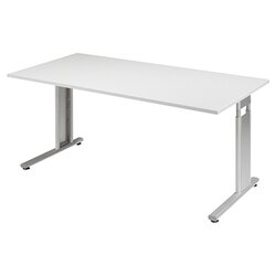 Geramöbel S-617103-LS Schreibtisch Flex 160x80x68-82cm l.gr/si