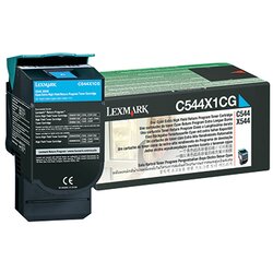 Lexmark C544X1CG Toner 4.000Seiten cyan 