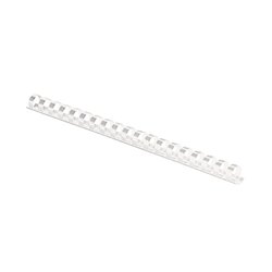 Fellowes® 5345406 Plastikbinderücken COMB 8mm weiß 100 St./Pack.